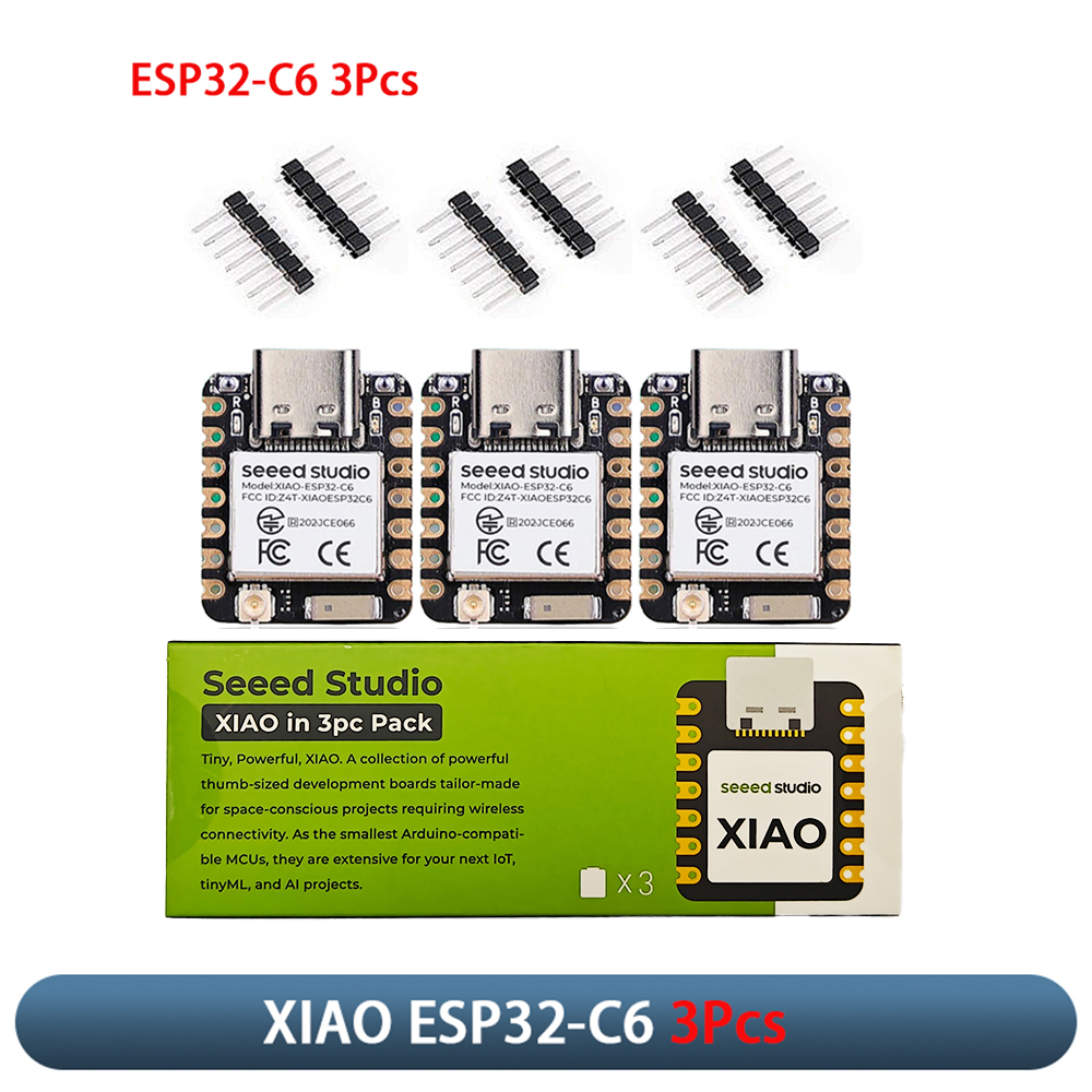 Smart Home Module Iot - XIAO ESP32-C6 3Pcs Development Board Module