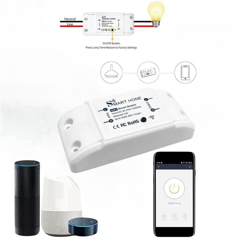 Smart Relay Tuya - AB33-4X Smart Switch Tuya Smart Home
