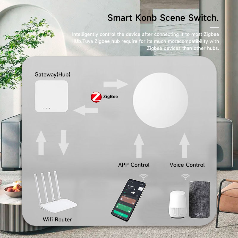 Tuya ZigBee Smart Wireless But - Home Assistant Tuya recension och pris