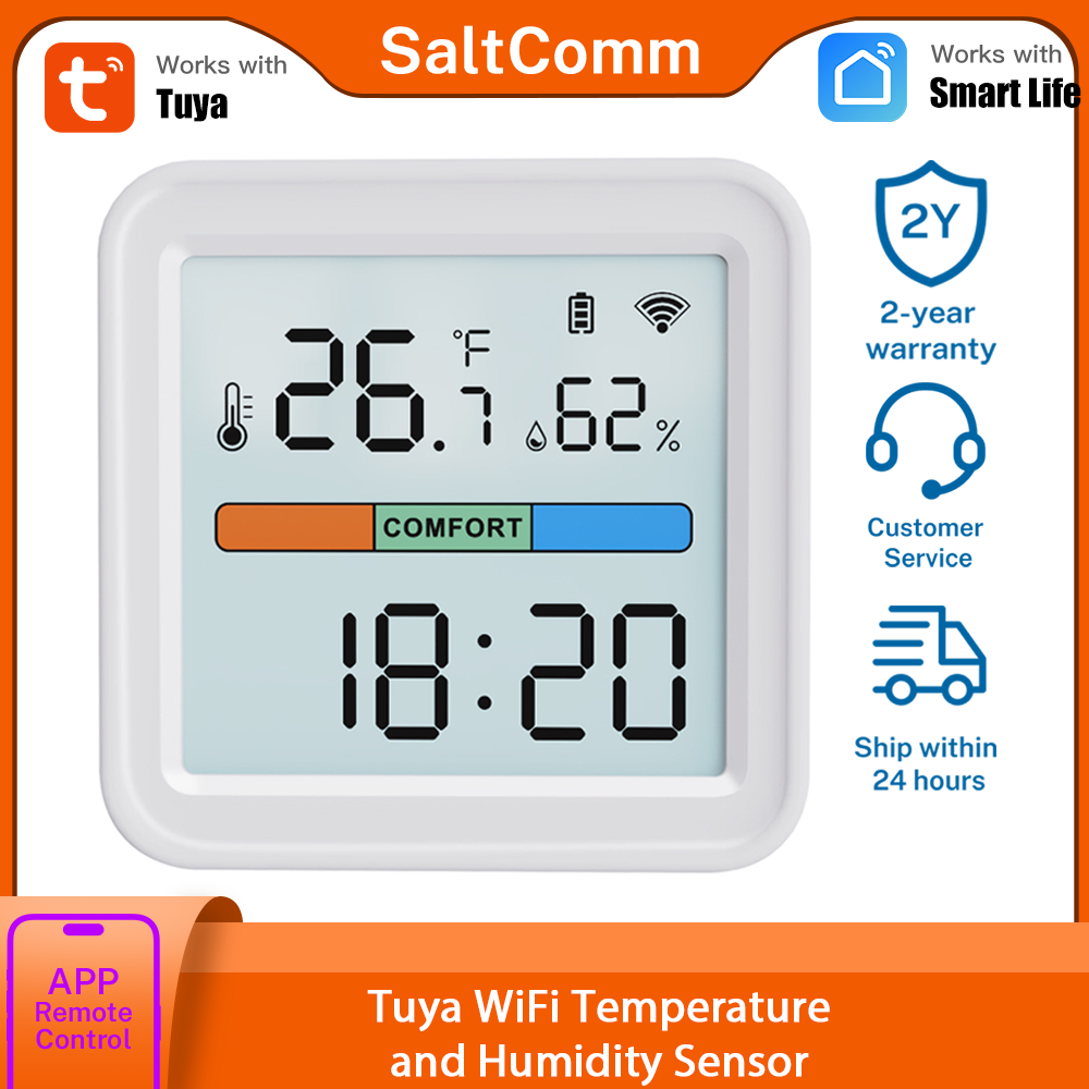 Tuya New WiFi Temperature Humi - Home Assistant Tuya recension och pris