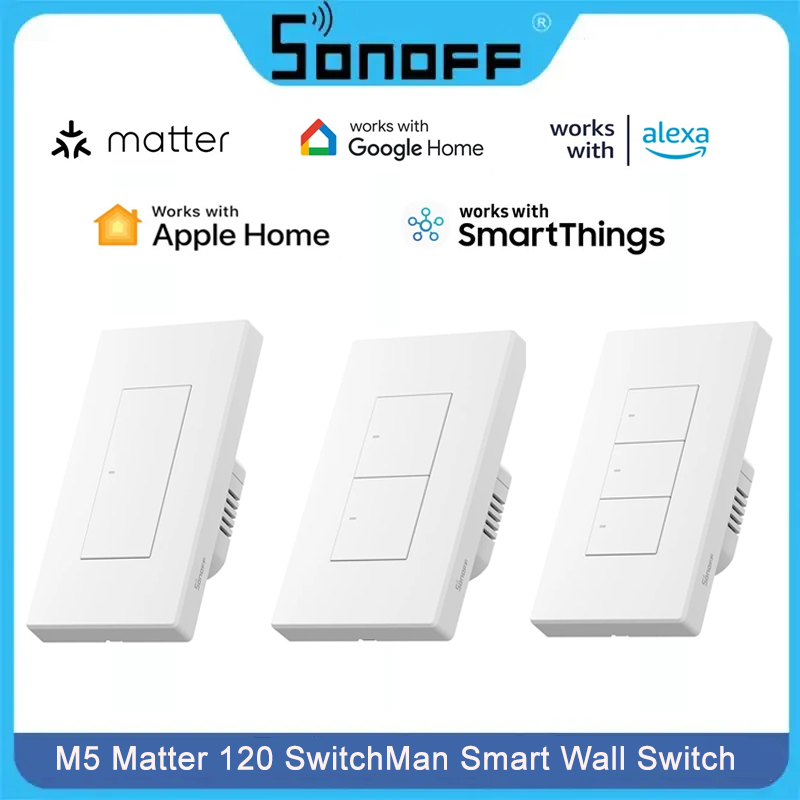 SONOFF M5 Matter Smart Wall Sw - Sonoff recension och pris