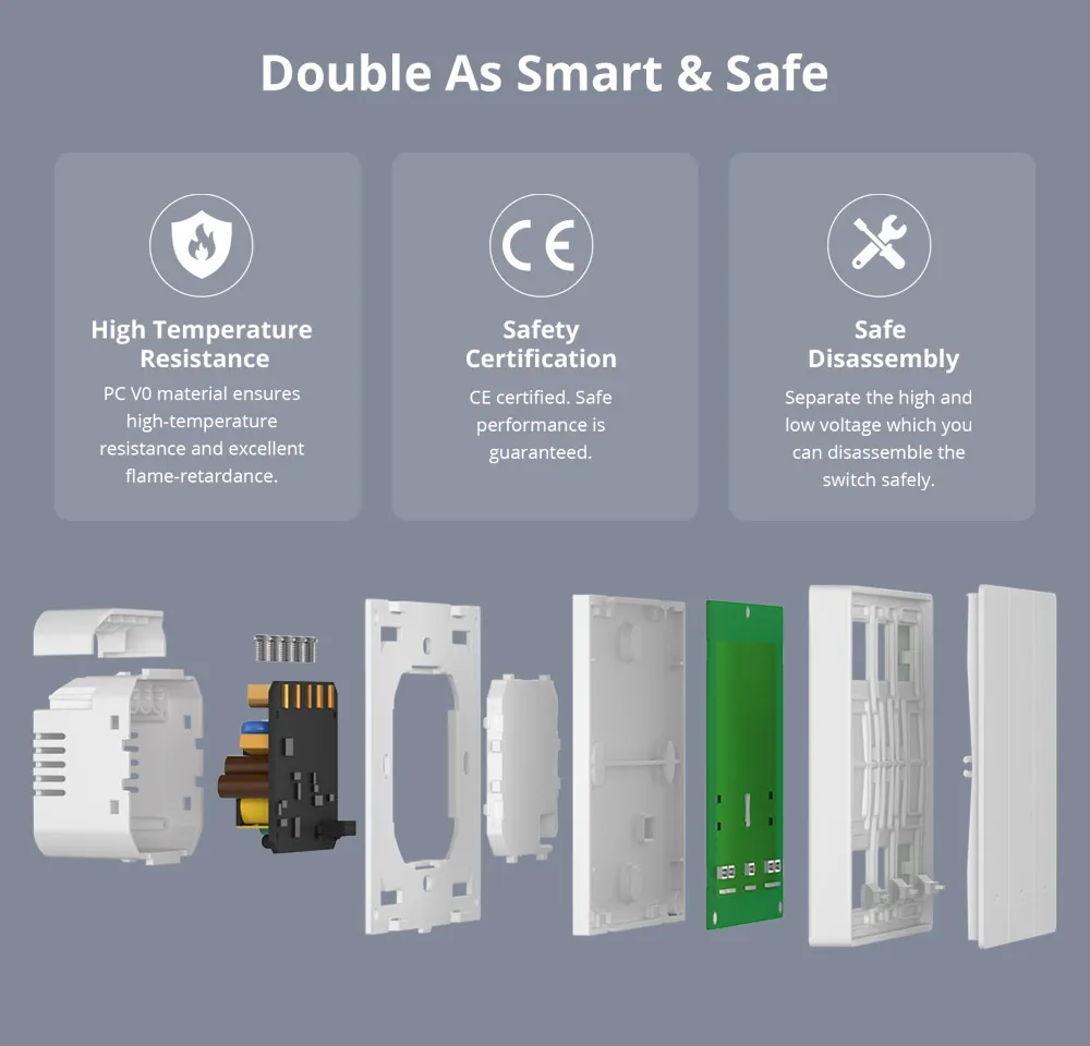 SONOFF M5 Matter Smart Wall Sw - Sonoff recension och pris