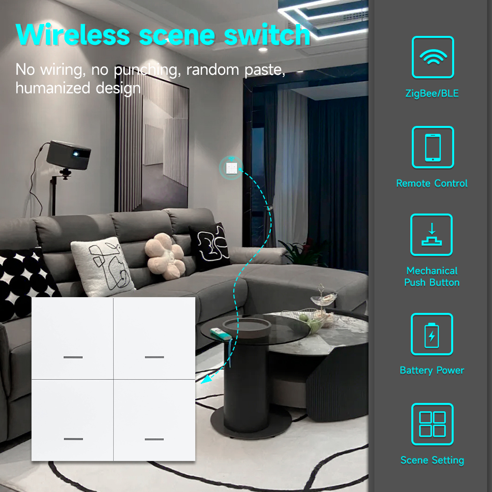 Tuya ZigBee 3.0 Smart Scene Sw - Sonoff recension och pris