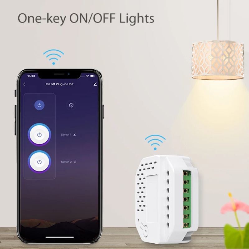 Matter Light Switch Module 2Ga - Smart Relay Tuya recension och pris
