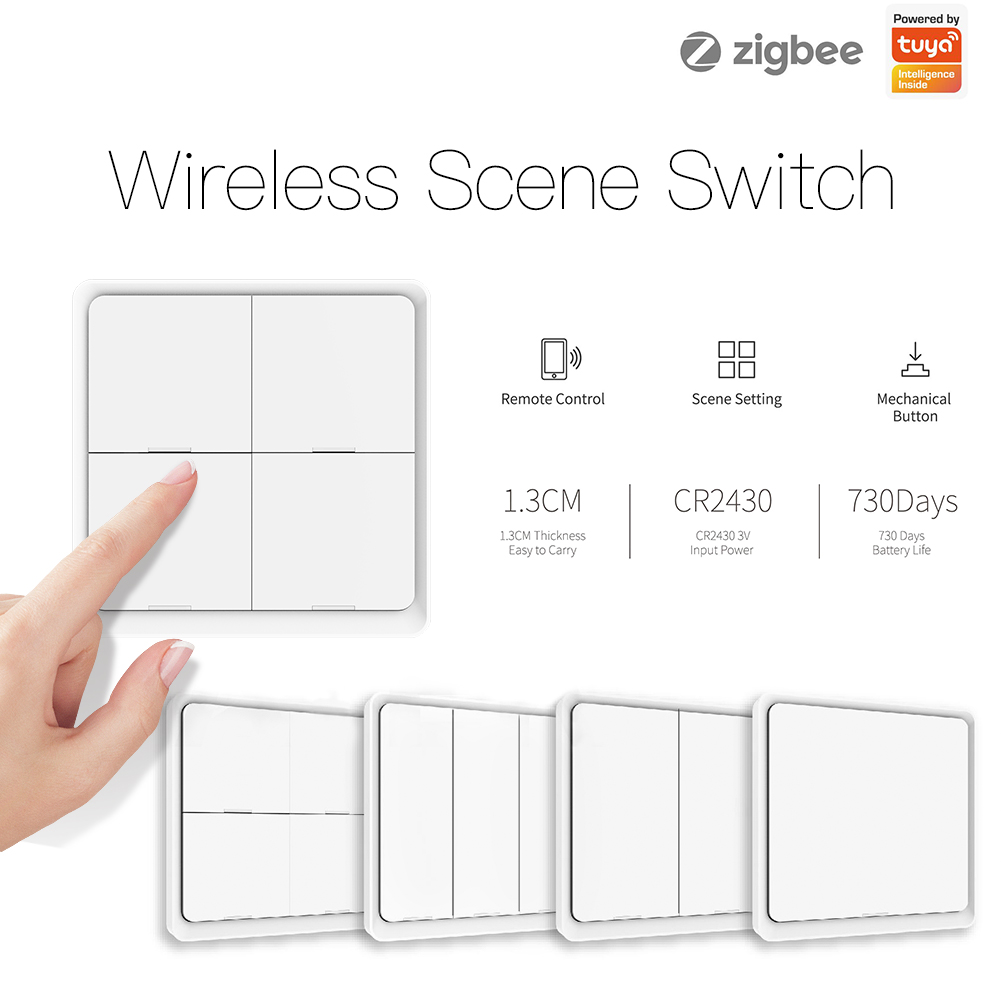 MOES 4 Gang Tuya ZigBee Wirele - Sonoff Basic recension och pris