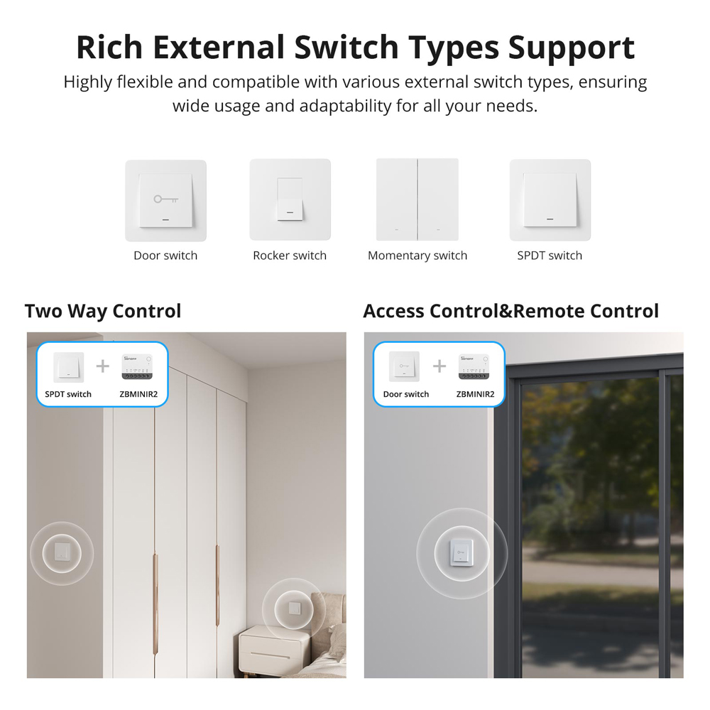 SONOFF ZBMINIR2 Extreme Zigbee - Sonoff Mini R4 recension och pris