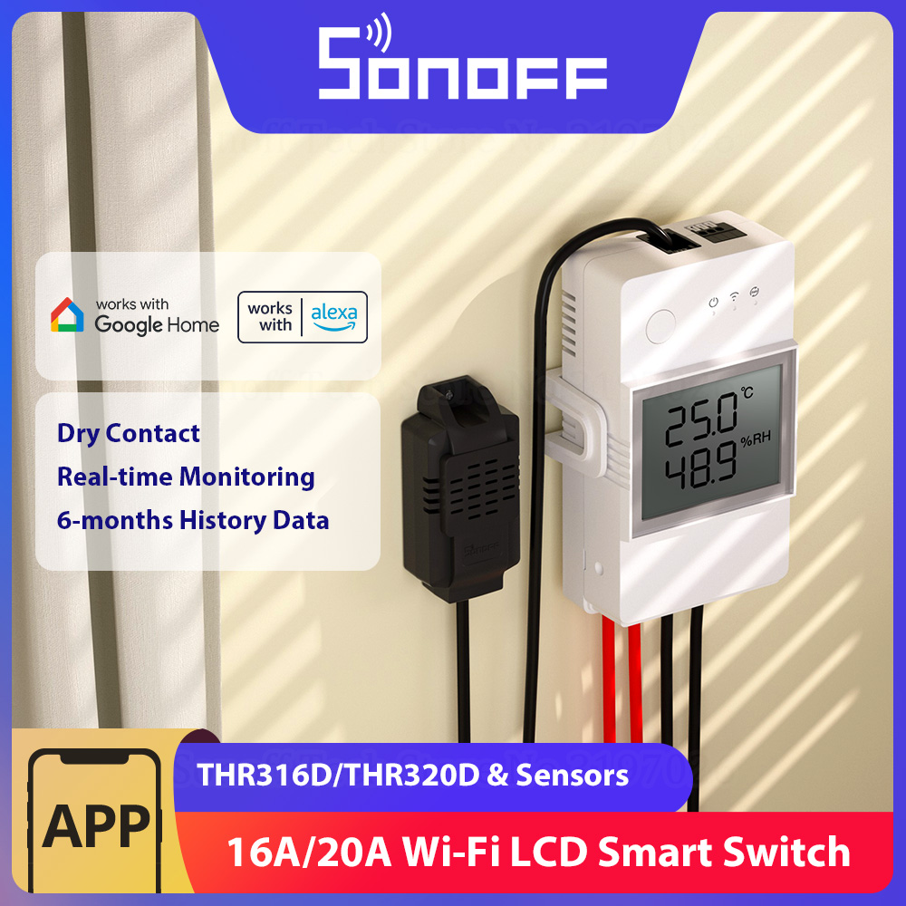 SONOFF THR316D/THR320D Tempera - Sonoff Mini R4 recension och pris
