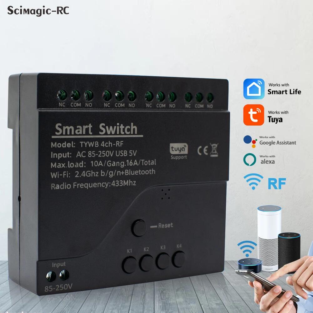Tuya AC 85-250V 4 Channel Wifi - Sonoff Mini R4 recension och pris