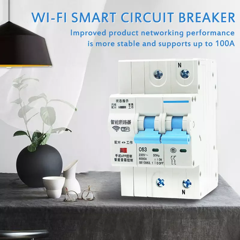 Smart 4-Pole Mini Circuit Brea - Tuya Smart recension och pris