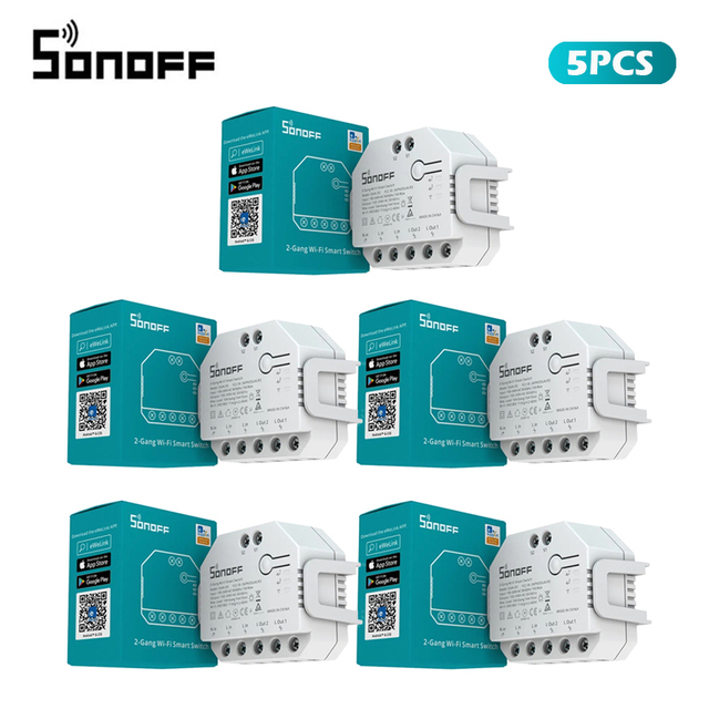 SONOFF DUAL R3 2 Gang Smart Re - Sonoff recension och pris