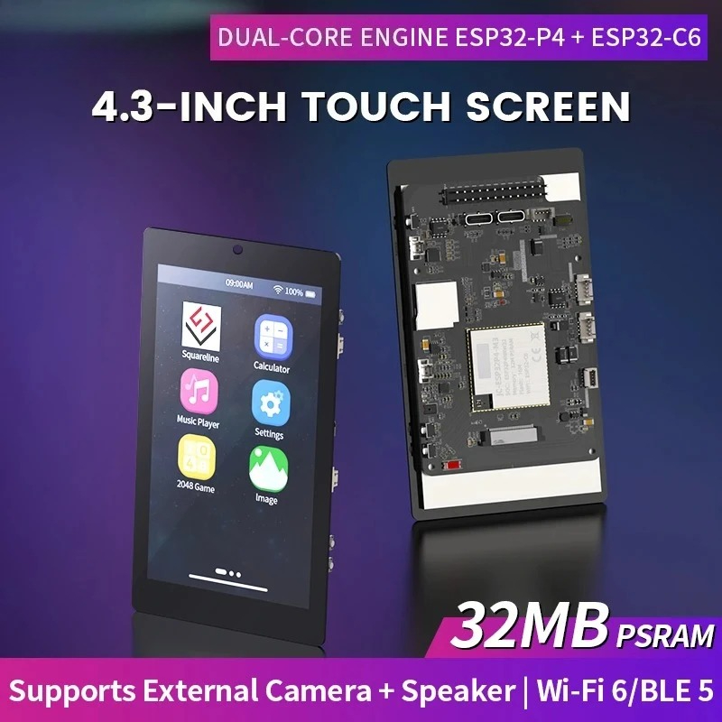 4.3 inch 480x800 IPS Capacitiv - Smart Home Module Iot recension och pris