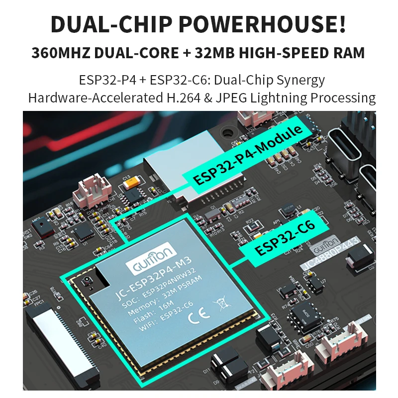 4.3 inch 480x800 IPS Capacitiv - Smart Home Module Iot recension och pris
