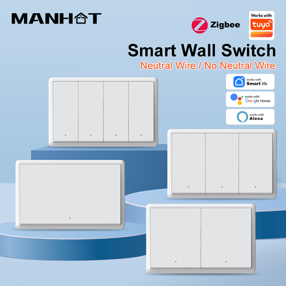 MANHOT ZigBee3.0 Smart Switch  - Smart Relay Tuya recension och pris