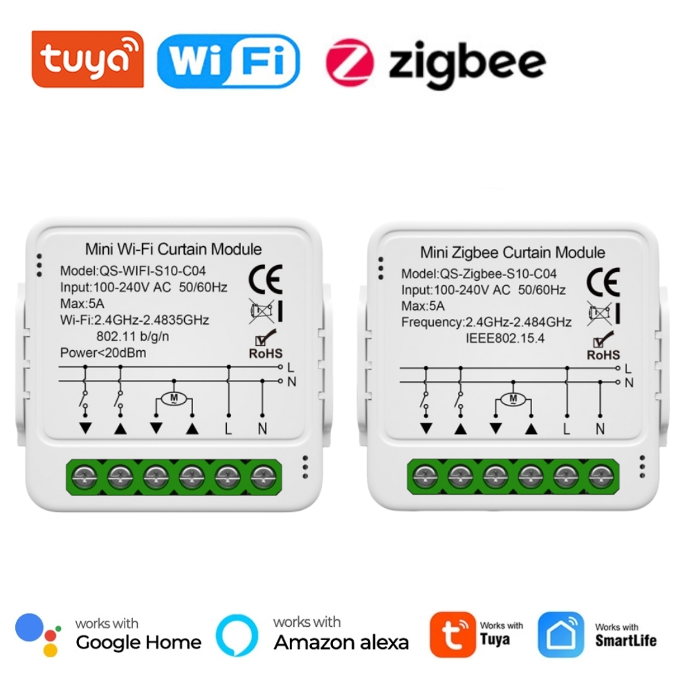 Tuya WiFi Zigbee Smart Curtain - Tuya 4 Channel recension och pris