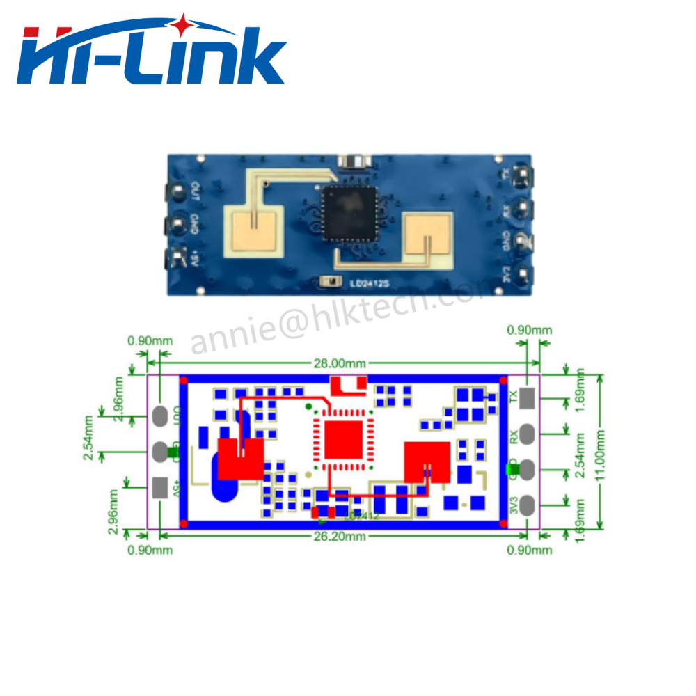 Hilink New HLK-LD2412 24GHz Hu - Tasmota recension och pris